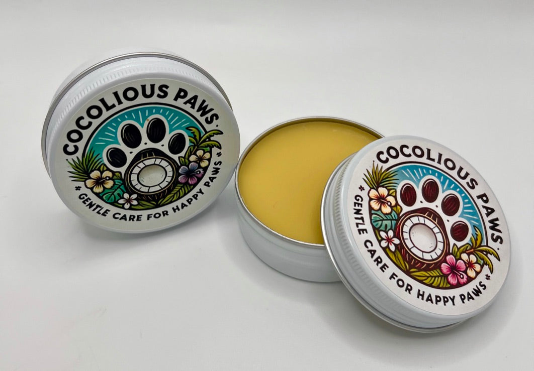 All-Natural Pet Balm for Soothing & Protection – Paws, Nose & Cracked Skin, 2oz Tin or Balm Bar