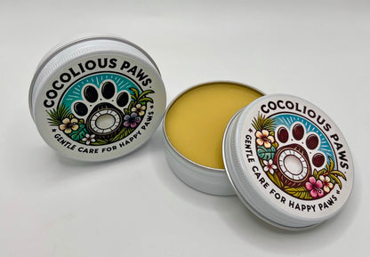 All-Natural Pet Balm for Soothing & Protection – Paws, Nose & Cracked Skin, 2oz Tin or Balm Bar