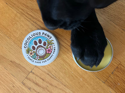 All-Natural Pet Balm for Soothing & Protection – Paws, Nose & Cracked Skin, 2oz Tin or Balm Bar