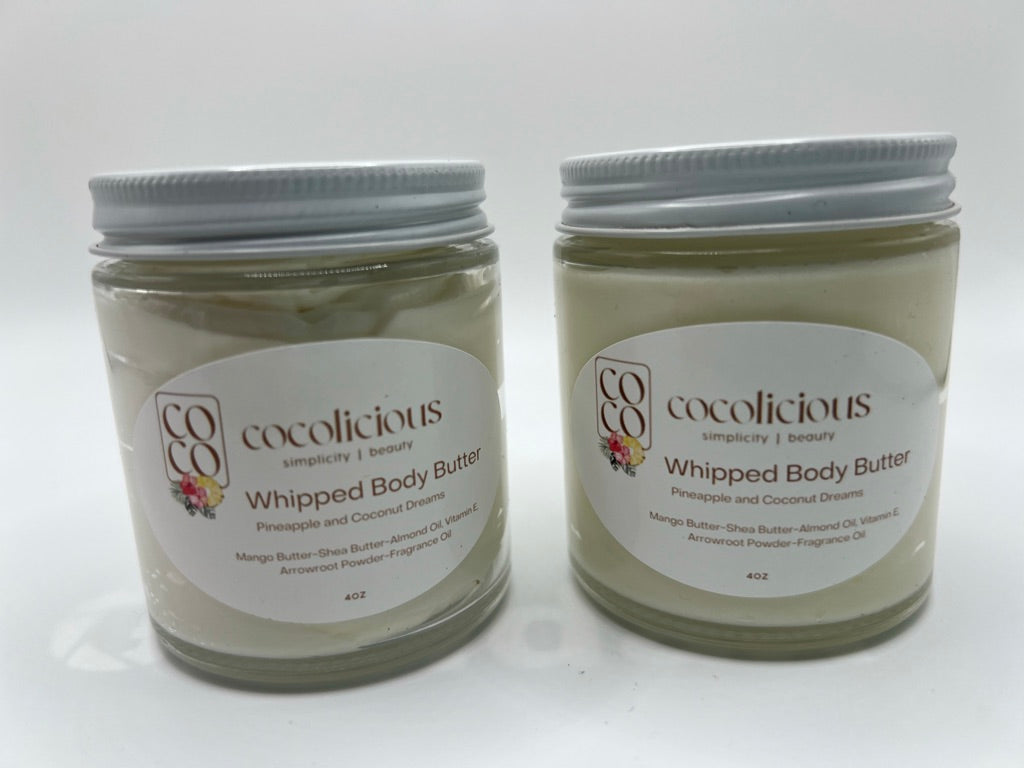 Whipped Body Butter - Coconut & Pineapple Dreams