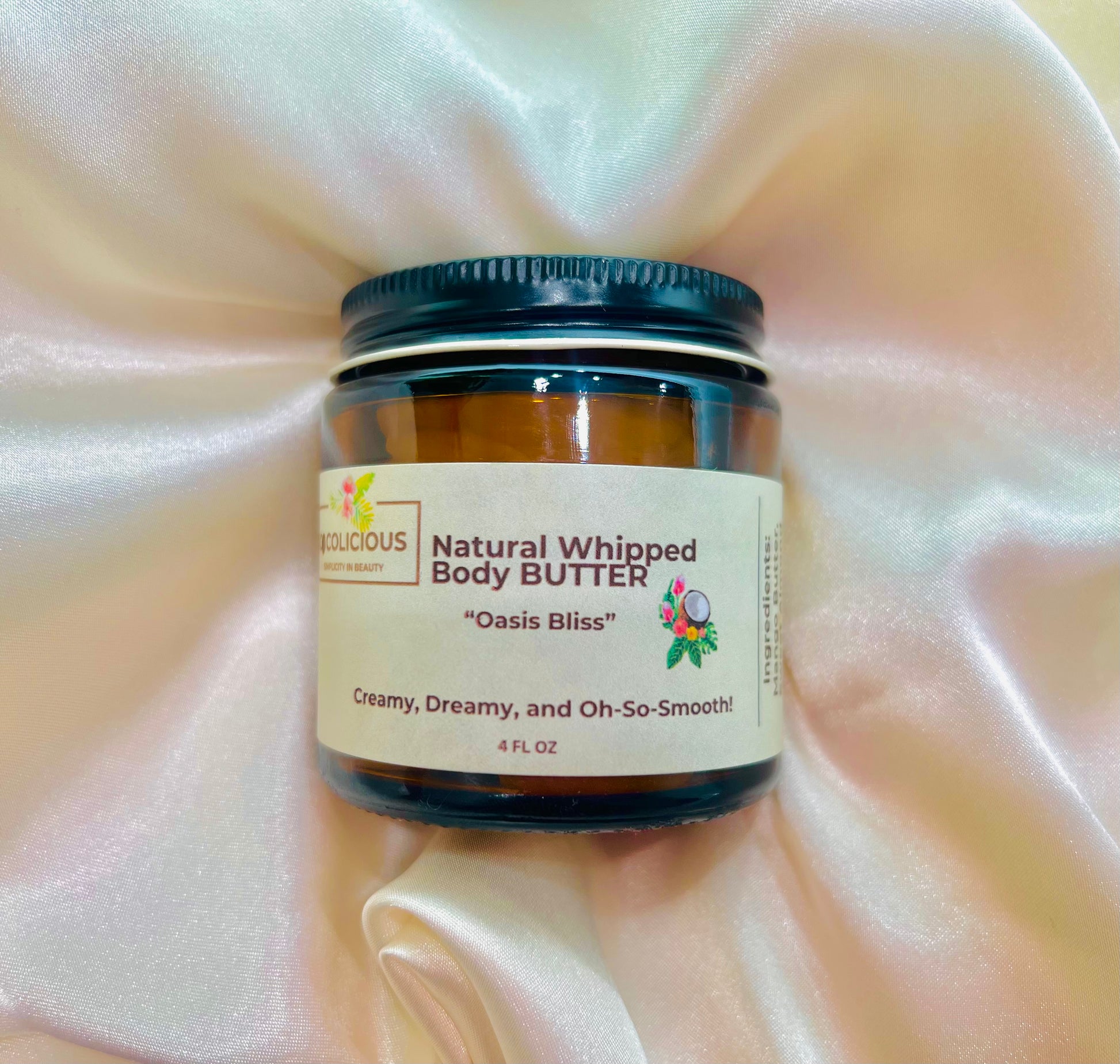 Natural Whipped Body Butter with Brazilian Jasmine